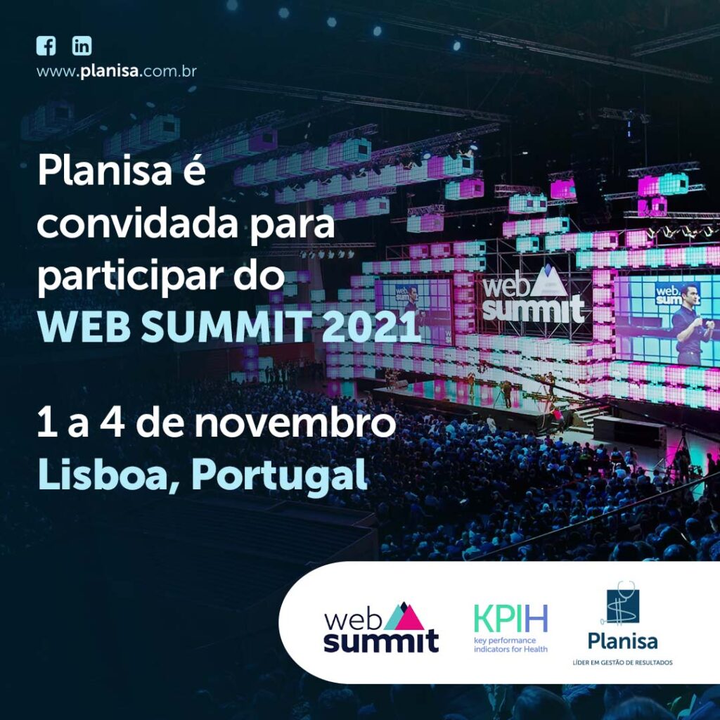 Planisa Apresenta KPIH no Web Summit 2021 em Lisboa